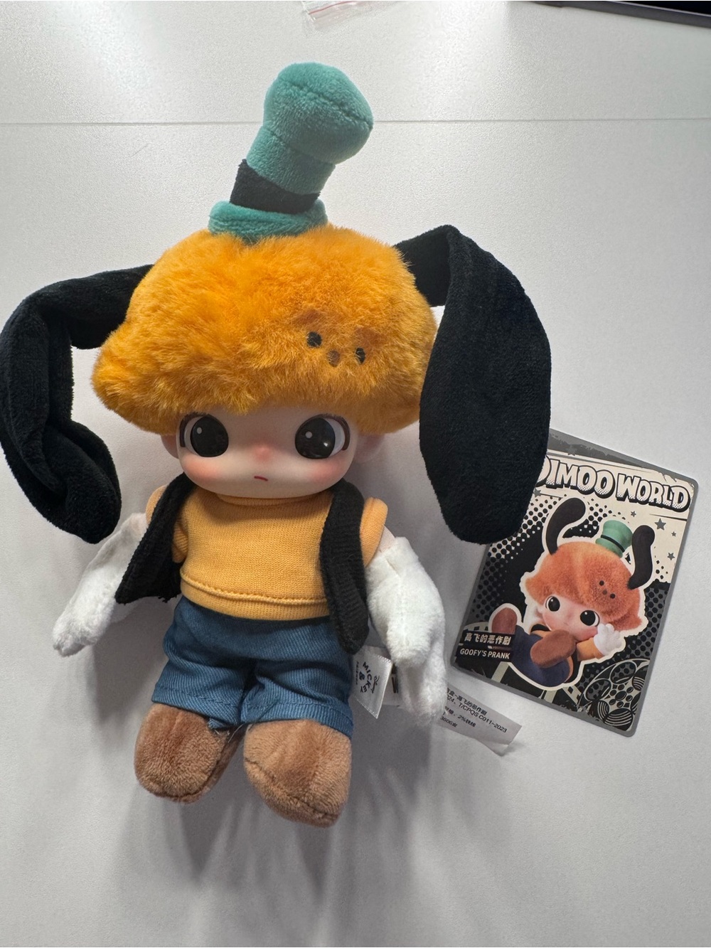 Dimoo world x Disney series- vinyl plush keychain blind box GOOFY’s PRANK